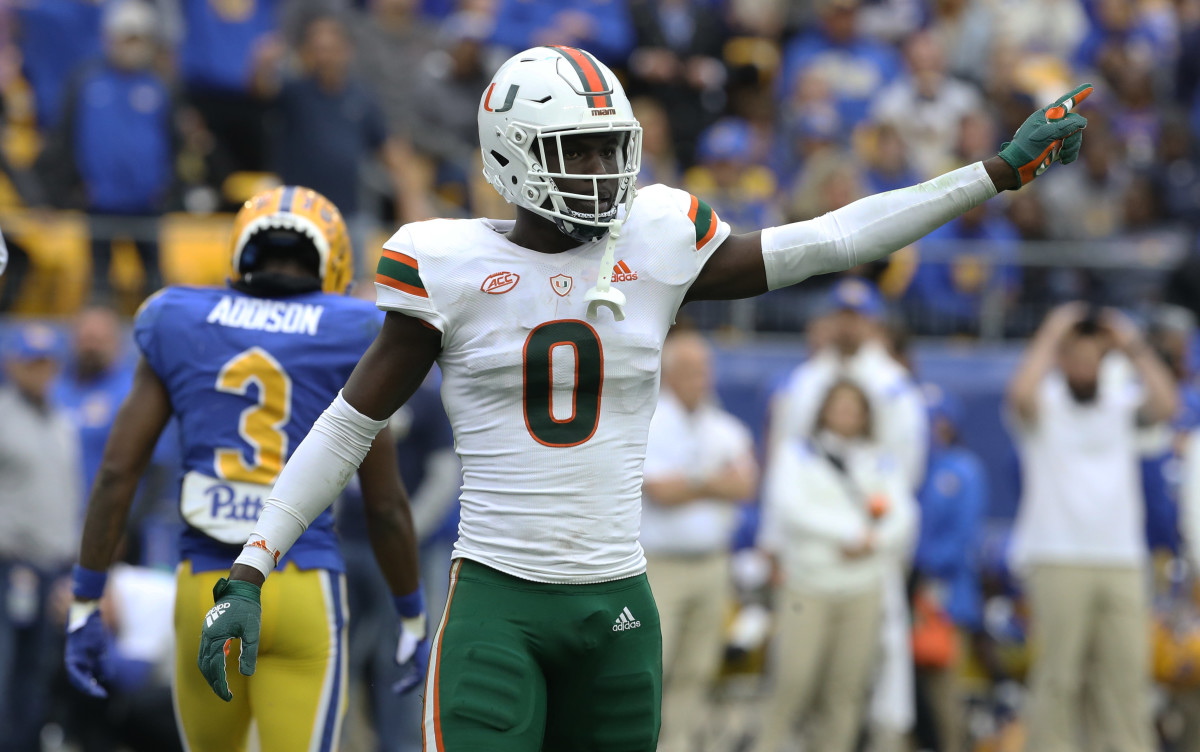 Miami Defensive Back James Williams